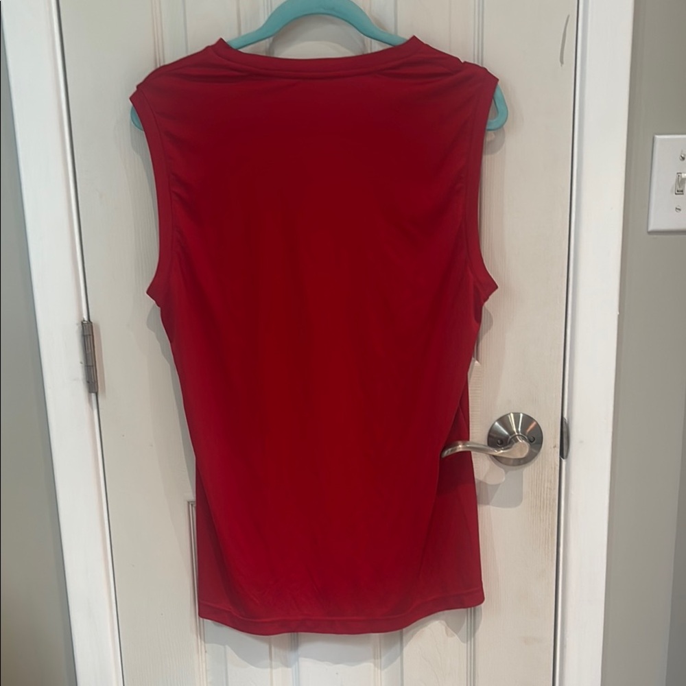 Fila Red Sleeveless Muscle Tee - Picture 2 of 5